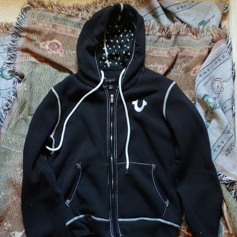 True religion zip up